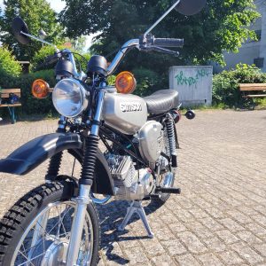 Simson S51 Enduro Silber Neuaufbau