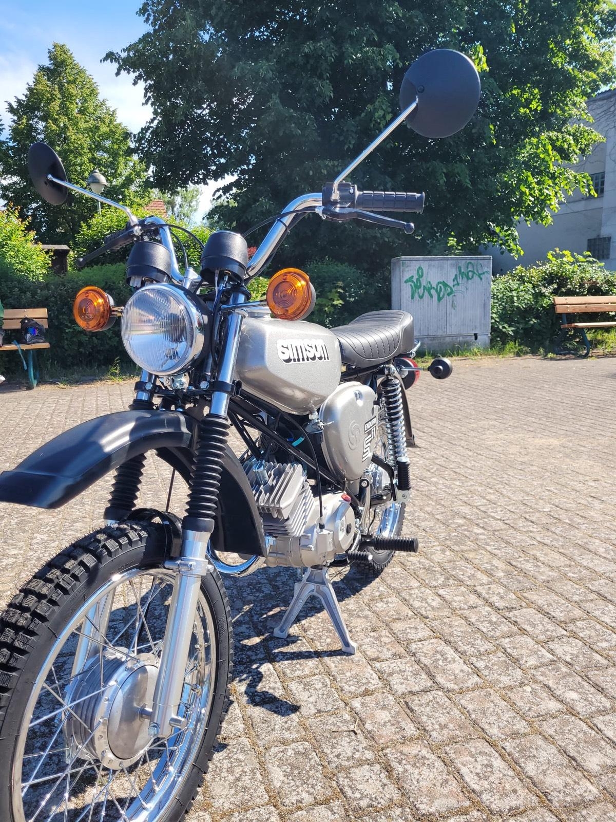 Simson S51 Enduro Silber Neuaufbau - Image 2