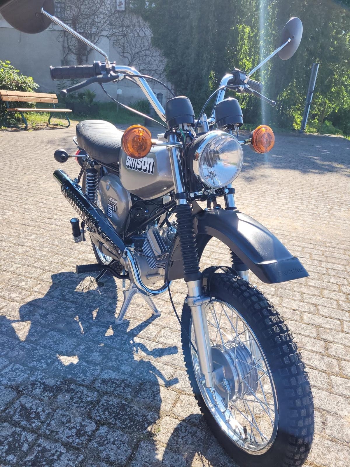 Simson S51 Enduro Silber Neuaufbau - Image 3