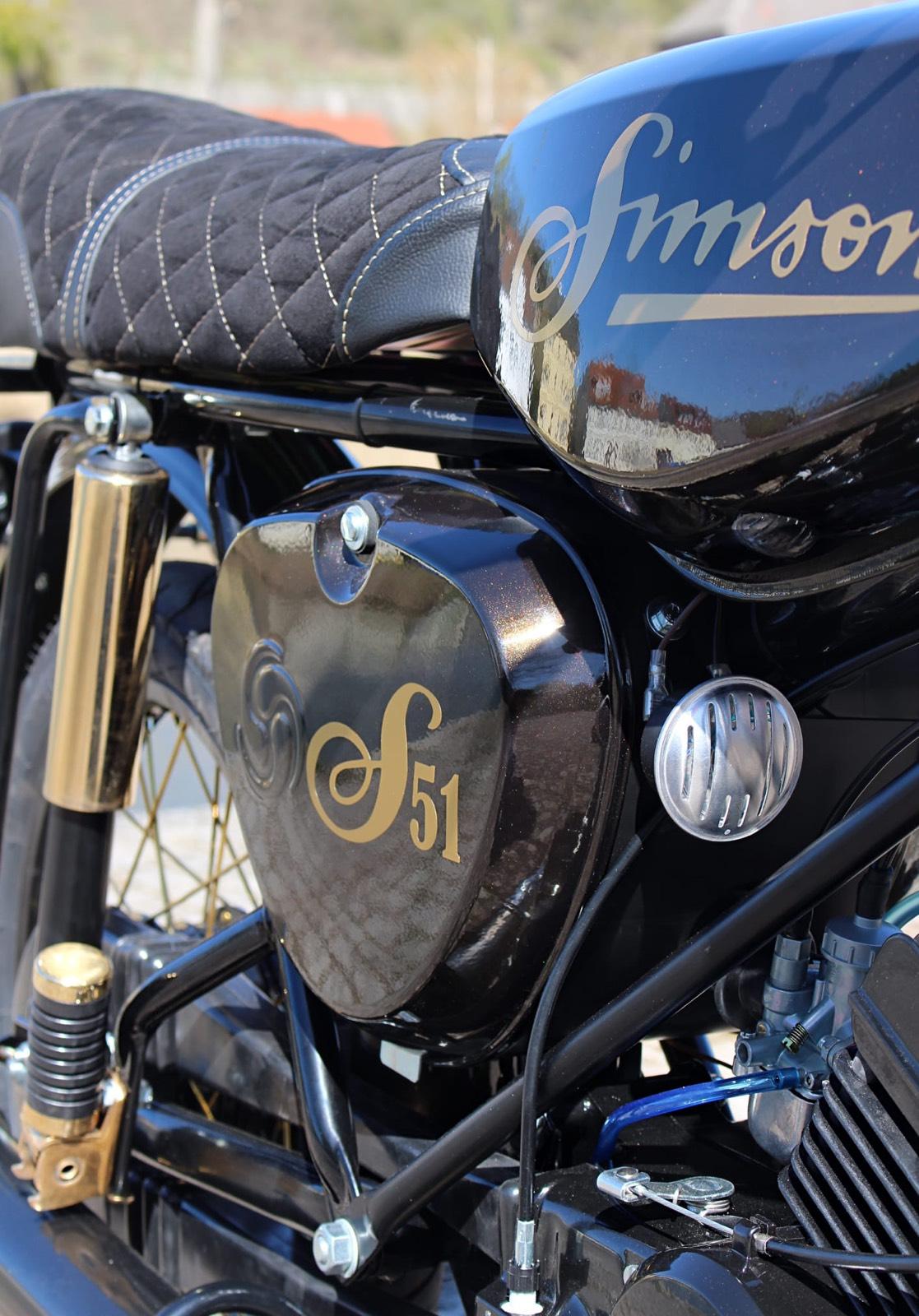 Simson S51 Braun Gold Neuaufbau - Image 5