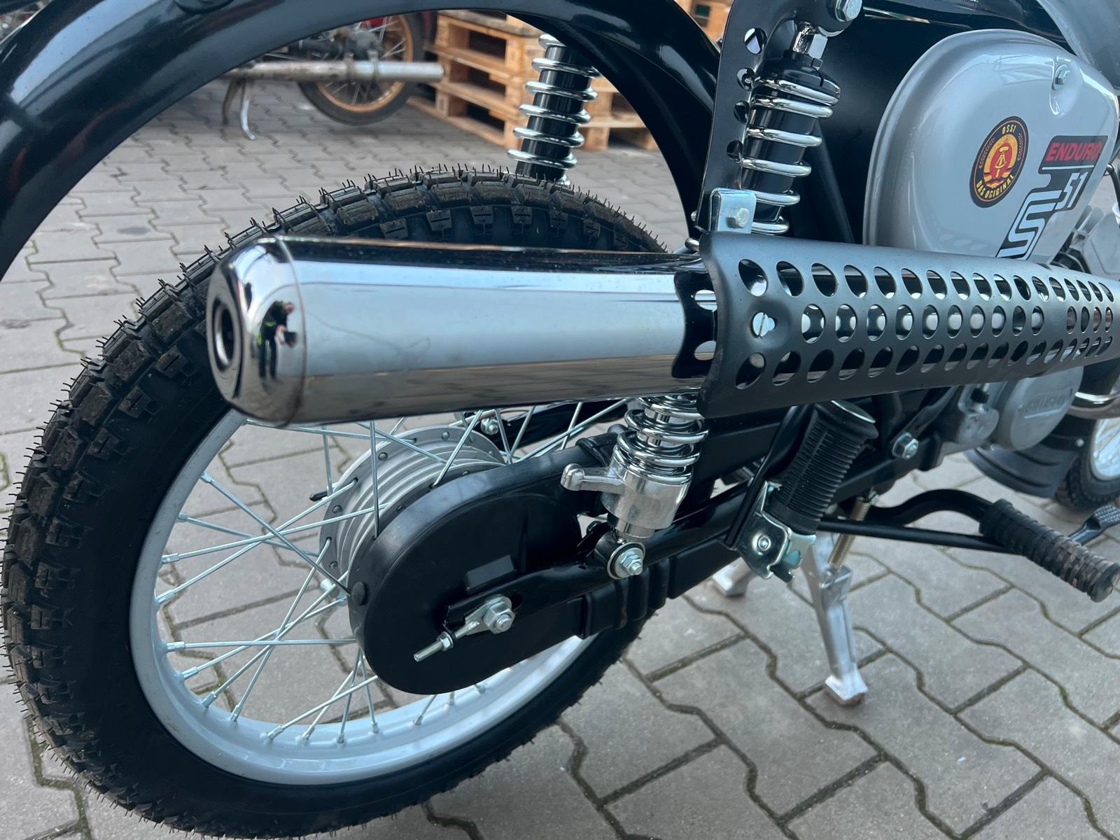 Simson S51 Enduro Neuaufbau 4-Gang 12V Vape - Image 7