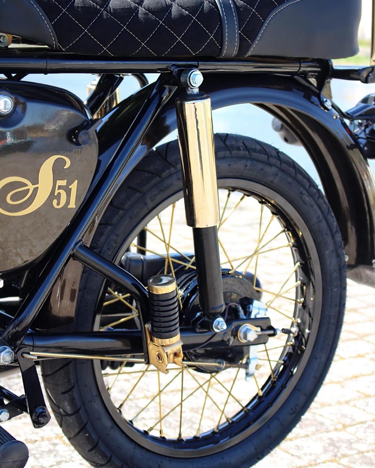 Simson S51 Braun Gold Neuaufbau - Image 2