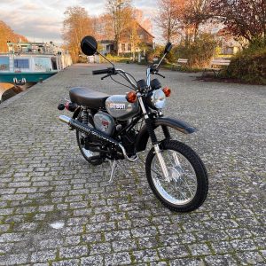 Simson S51 Mausgrau Schwarzer Motor Neuaufbau