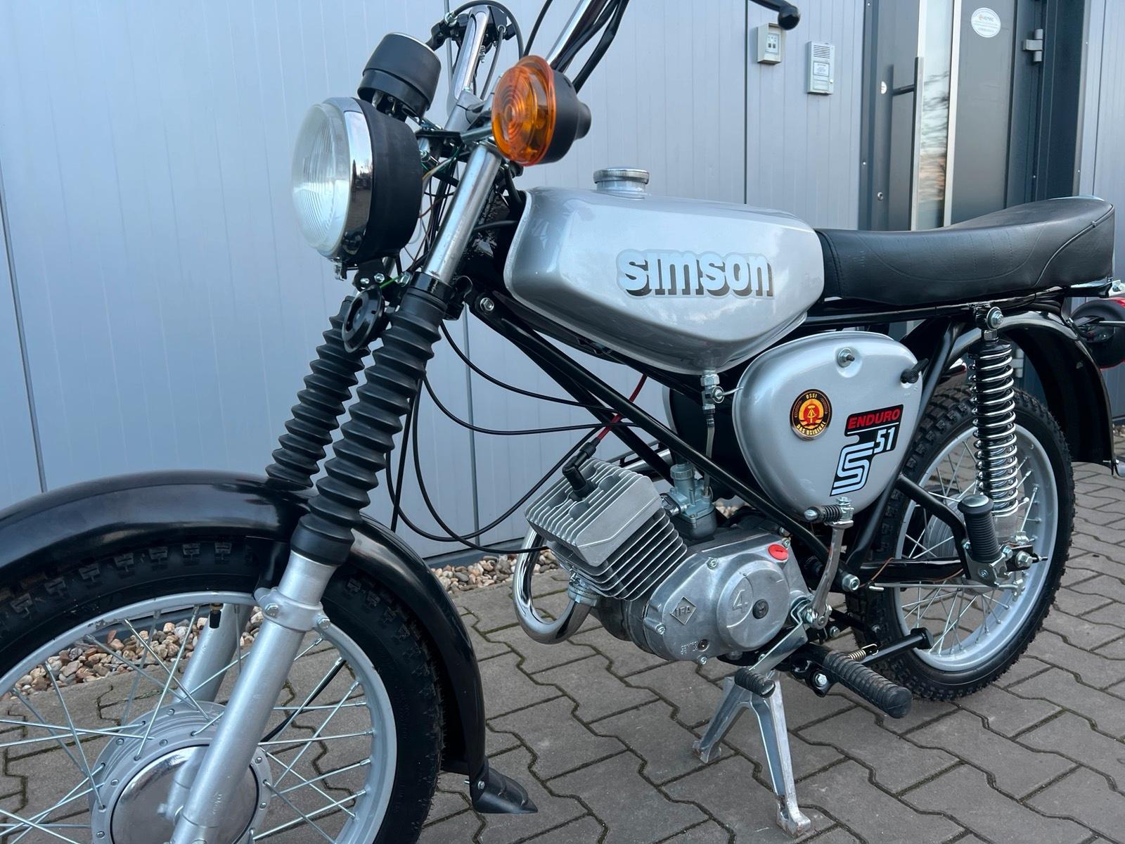 Simson S51 Enduro Neuaufbau 4-Gang 12V Vape - Image 4