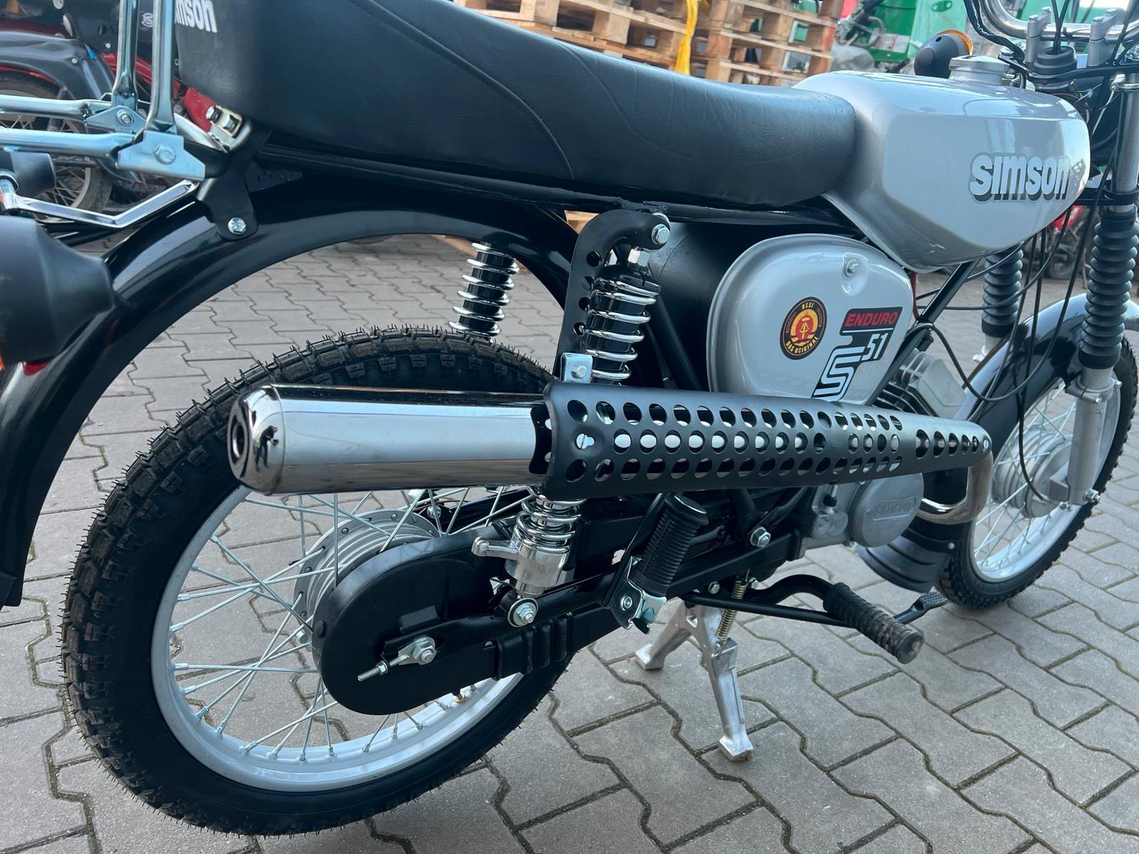 Simson S51 Enduro Neuaufbau 4-Gang 12V Vape - Image 6