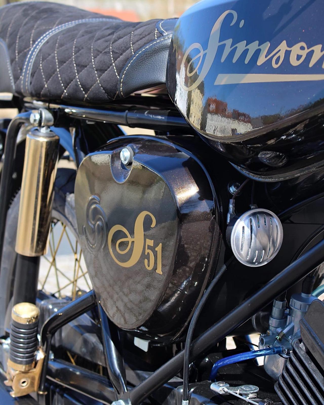 Simson S51 Braun Gold Neuaufbau - Image 7