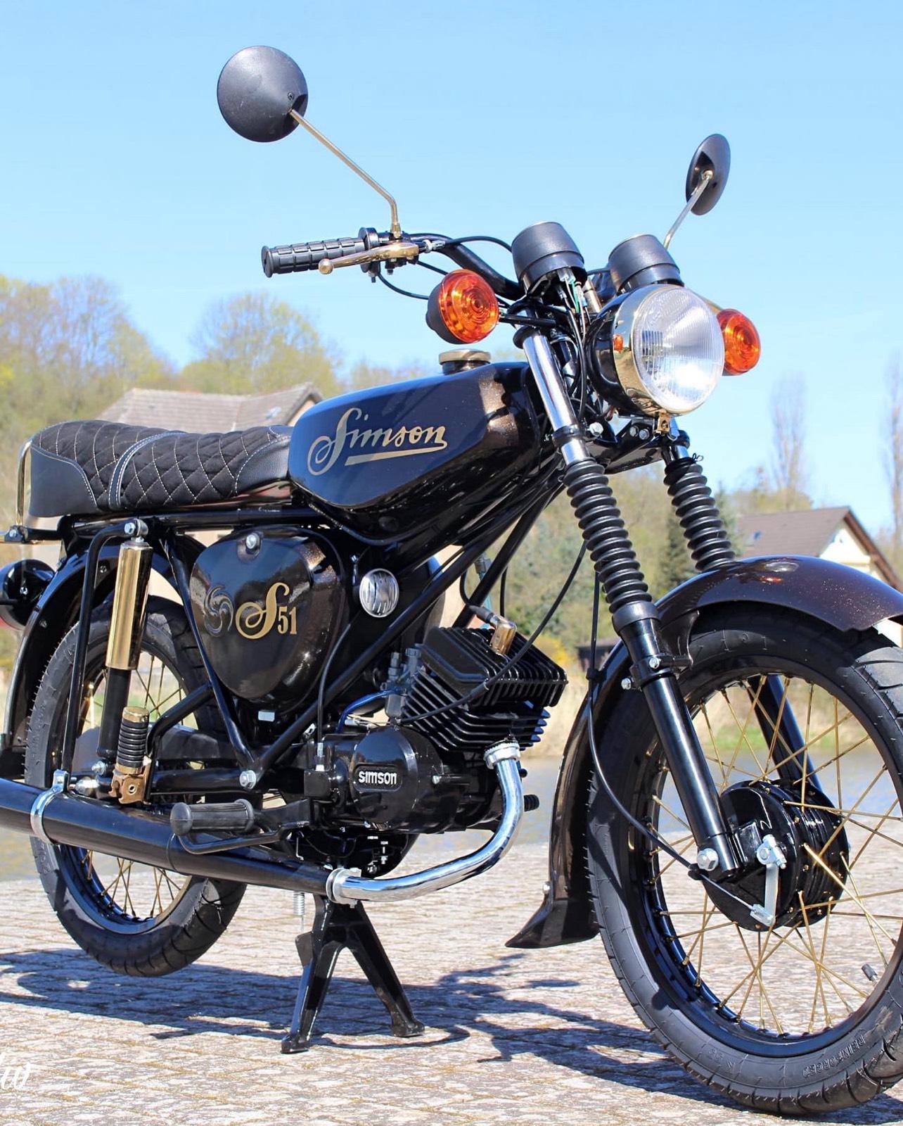 Simson S51 Braun Gold Neuaufbau - Image 6