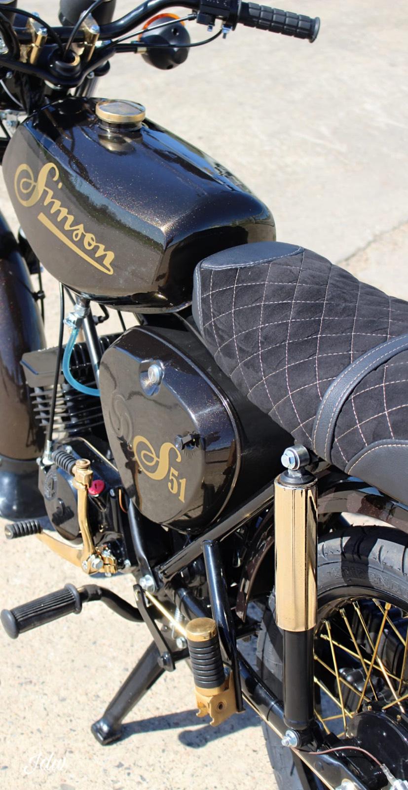 Simson S51 Braun Gold Neuaufbau - Image 9