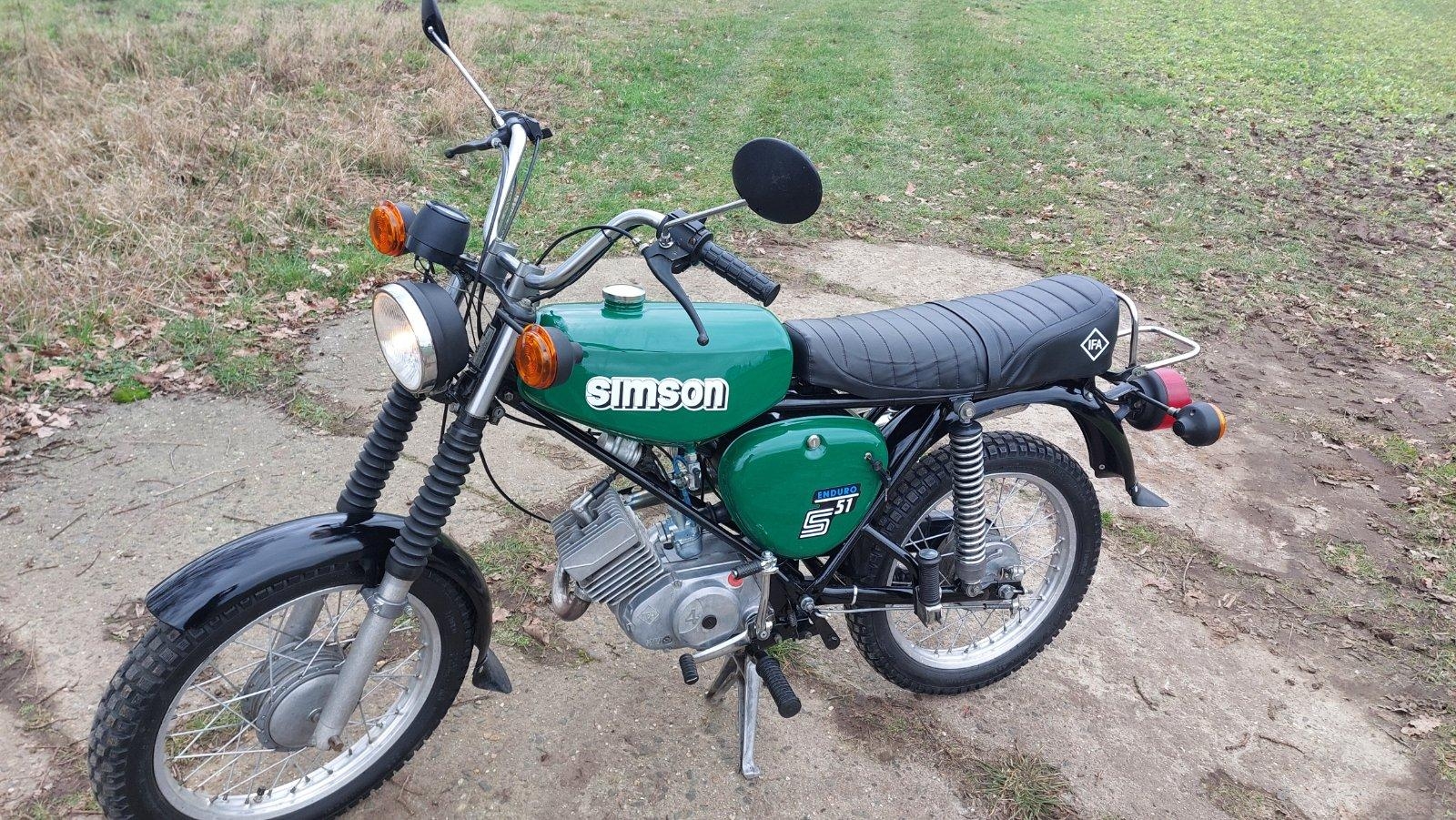 Simson S51 Enduro (Original) Elektronik 4 Gang Kba Papiere - Image 5