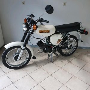 1988 Simson S51 Comfort 4Gang 12V Zündung 60kmh Papiere Neuaufbau